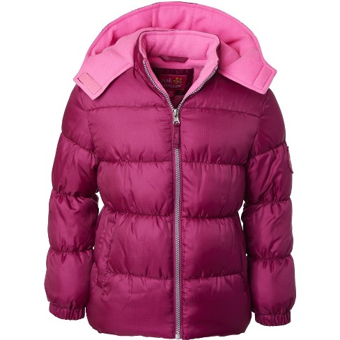 Pink Platinum Baby Girls Basic Puffer Jacket Size 24 Months Berry Target