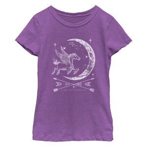 Girl's Lost Gods To the Moon and Back T-Shirt - 1 of 4