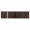 vidaXL Raised Garden Bed 126"x15.7"x30.3" Galvanized Steel Brown - 4 of 4