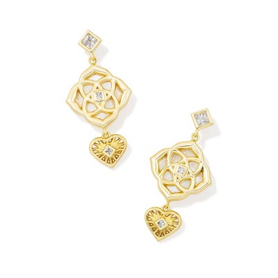 Kendra Scott Lacie Statement Earrings - Ivory Mother of Pearl