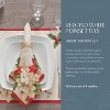 4 Pcs Thanksgiving Napkins, 17x17" Machine Washable Christmas Napkins for Holiday Gatherings Christmas Decorations - 3 of 4