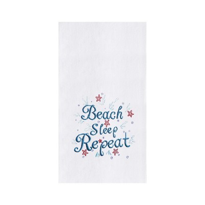 C&F Home Beach Sleep Repeat Flour Sack Kitchen Towel