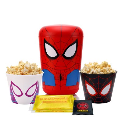 Poppowls Spider-Man Microwave Popcorn Kit