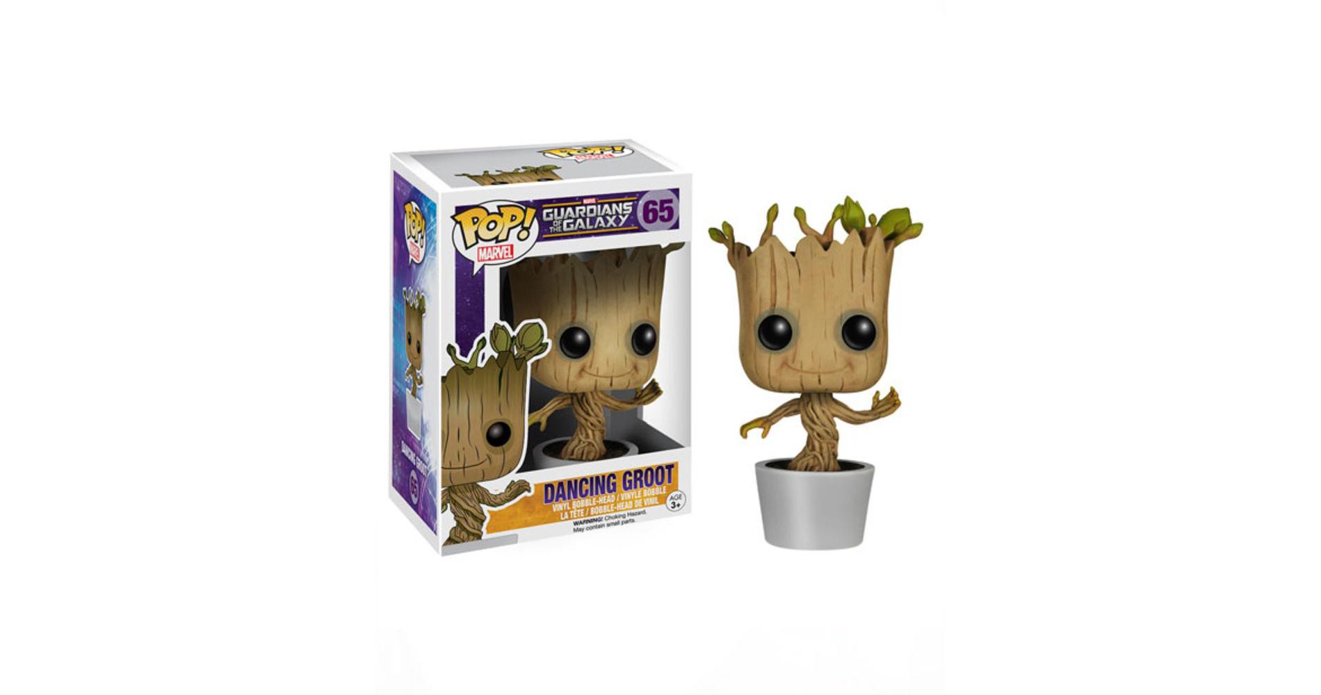 Funko POP! Marvel: Dancing Groot Guardians of the Galaxy Bobble Action Figure 65