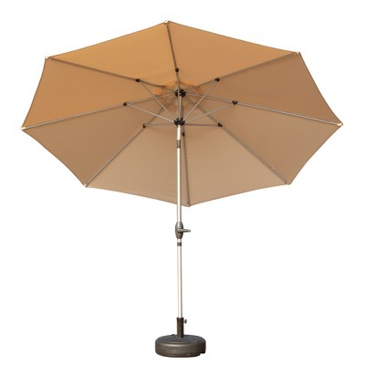Gloweer 10FT/9FT/7.5FT Patio Umbrella, Outdoor Table Umbrella with Push Button Tilt and Crank, UV Protection Waterproof Market Umbrella