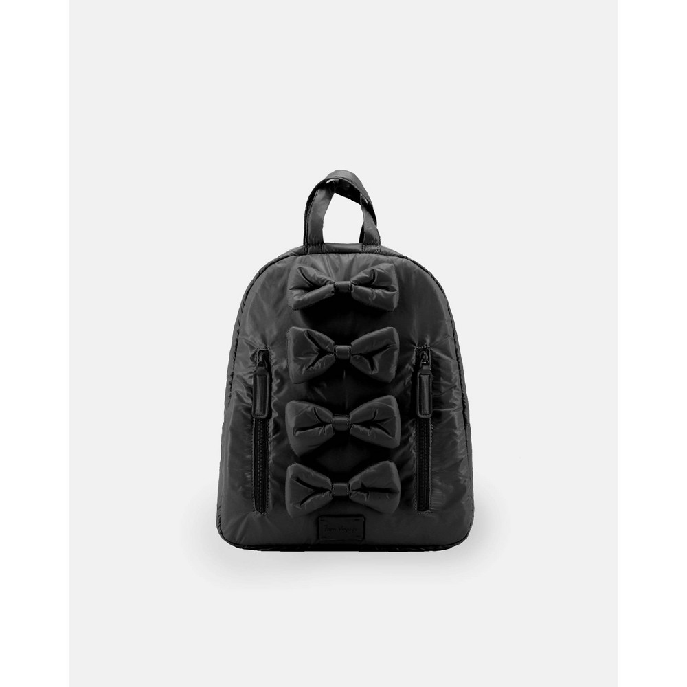 Photos - Travel Accessory 7AM Enfant Kids' 14" Bows Puffer Backpack - Black