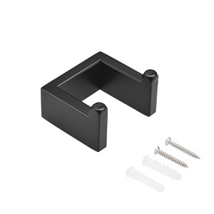 Munora Stainless Steel Wall Mounted Coat Hook, Premium 304 Bathroom Hook with Hidden Screws, Modern Square Design - 1 of 4