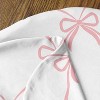 Sweet Jojo Designs Girl Support Nursing Pillow Cover (Pillow Not Included) Ballerina and Ballet Bows Pink and White - 4 of 4