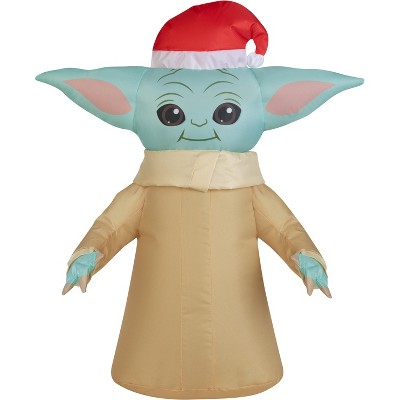 Gemmy Airdorable Christmas Airblown Inflatable The Child Star Wars,  Tall, brown