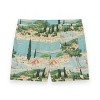 Future Planet Boys Kids Premium Designer Azure Fast-Dry 7" Swim Trunks Monaco - 2 of 4
