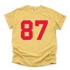 Football Jersey 87 - Womens Garment Dyed Tee - 2 of 4