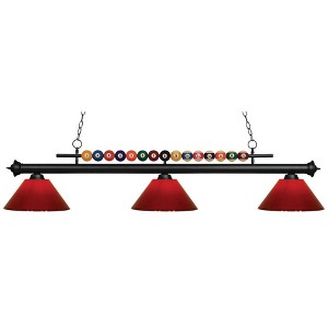 Z-Lite Shark 3 - Light Island Pendant Light in  Matte Black - 1 of 1