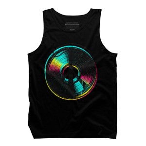 Men's Design By Humans Colors and Music By clingcling Tank Top - 1 of 4