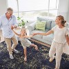 LunaLulinlk Black Washable Rug 5x8 Area Rug (Black+Gold, 5' x 8') - 4 of 4