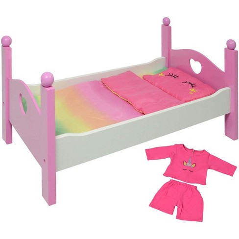 The New York Doll Collection 18 Inch Wooden Bed Target