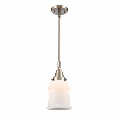 Canton - 1 Light Stem Hung Mini Pendant In Industrial Style-11.13 Inches Tall and 6.5 Inches Wide