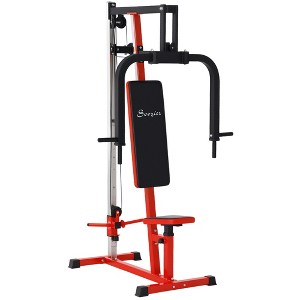 Soozier Chest Fly Chest Press Machine for Back, Pectoral, Rear Deltoid and Shoulder Training - 1 of 4