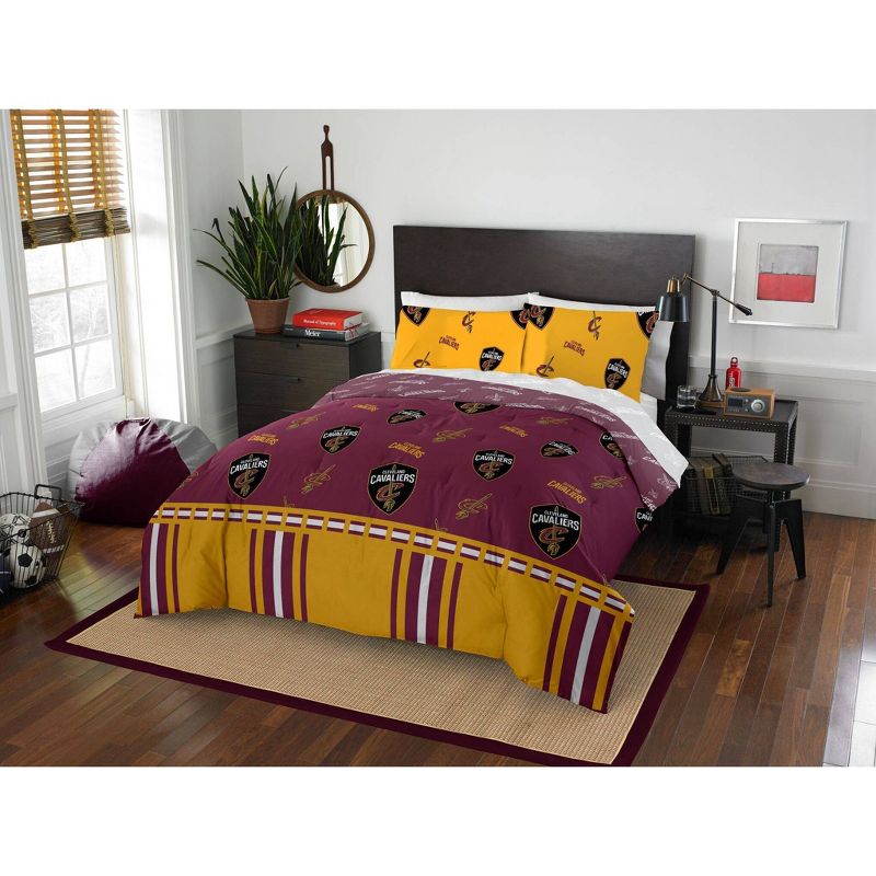 NBA Cleveland Cavaliers Rotary Bed Set, 1 of 4