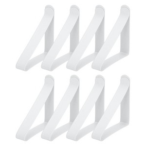 Unique Bargains Stainless Steel Windproof Anti-Rust Tablecloth Clips 8 Pcs - 1 of 4