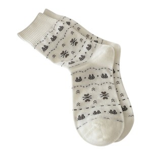 Anna-Kaci Women's Cotton Blend Socks 3-Pair Pack with Cute Animal Print Comfortable and Soft - 1 of 4