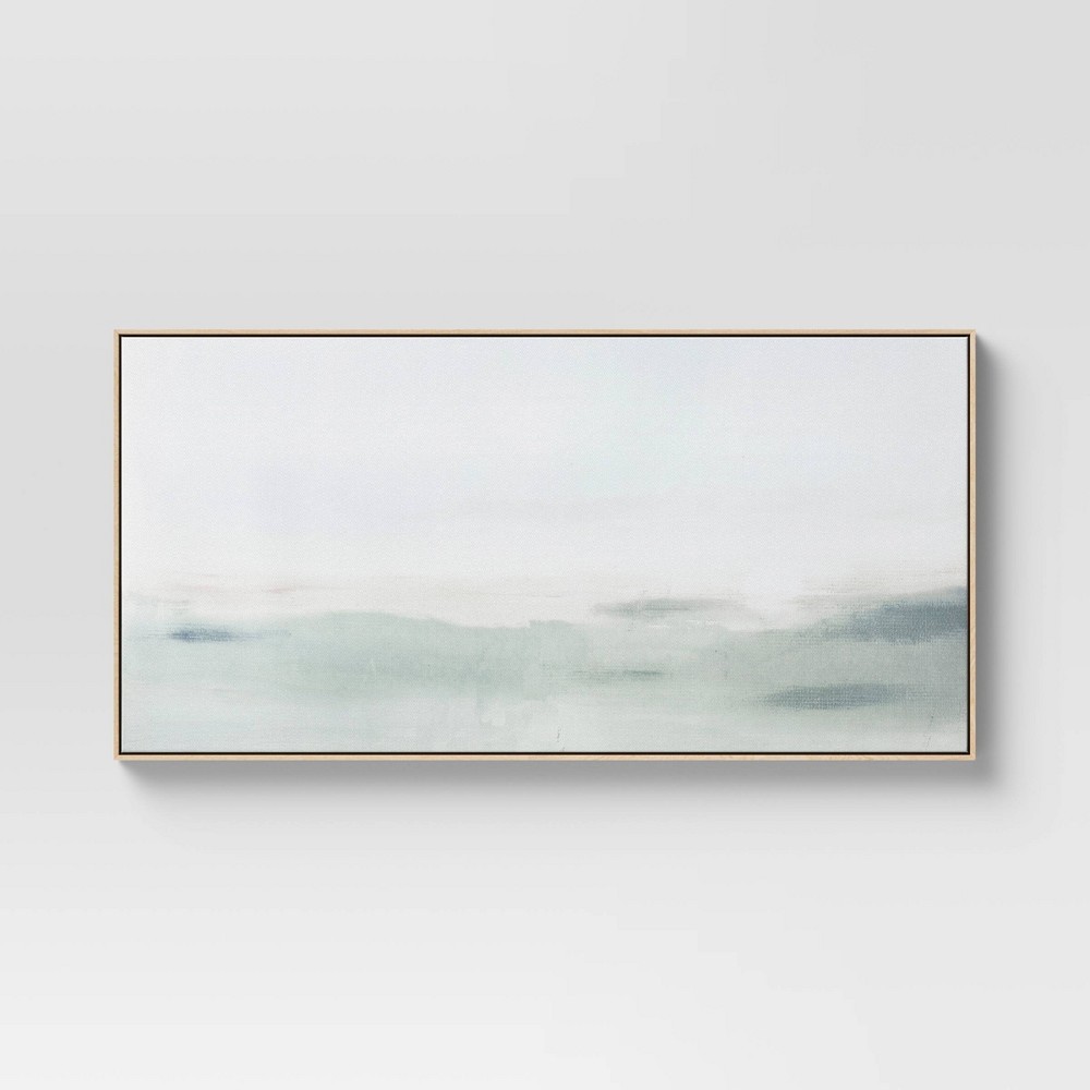 47" x 24" Haze Framed Wall Canvas - Threshold