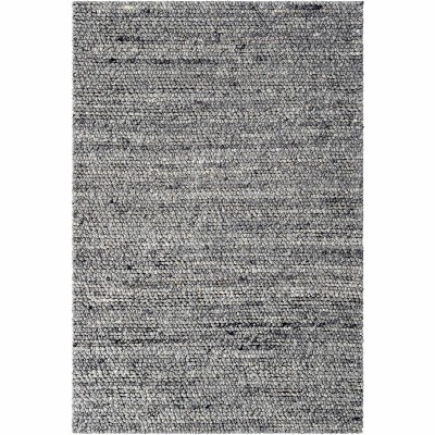 Hauteloom Olisa Charcoal Wool Area Rug