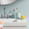 Kids' Fluted Cup with Tray Toothbrush Holder Teal - Pillowfort™: Kids Bathroom Accessories, Pillowfort Bath Decor - 2 of 3