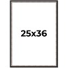 PosterPalooza | Simple Silver Picture Frame - UV Acrylic, Foam Board Backing, Hanging Hardware - 2 of 4