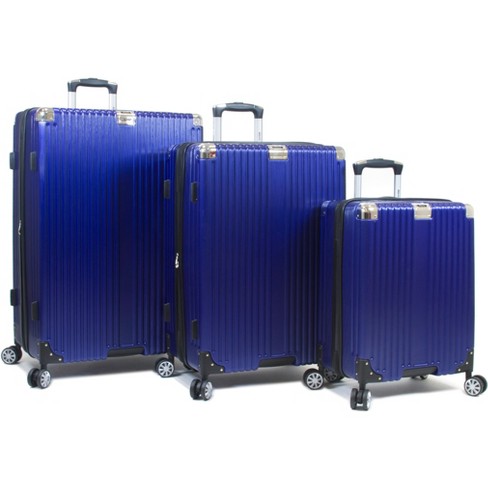 Dejuno Moda Scratch Resistant 3-piece Hardside Spinner Luggage Set ...