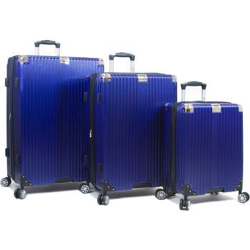 Dejuno Moda Scratch Resistant 3-Piece Hardside Spinner Luggage Set