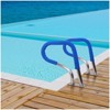 Pool Rail, 304 Stainless Steel 370LBS Load Capacity Silver Rustproof Pool Handrail - 3 of 4
