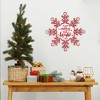 Northlight Merry and Bright Snowflake Metal Wall Sign - 15.75" - 2 of 4