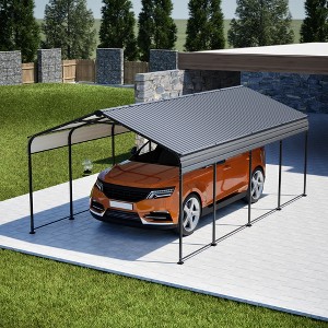 GDFStudio Cathy Modern 12X20 FT Outdoor Metal Carport - 1 of 4
