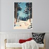 Amanti Art Christmas Snowy forest by Pictufy Studio Canvas Wall Art Print Framed 23-in. W x 33-in. H. - 4 of 4
