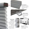 Linen Avenue Cordless Blackout Cellular Shade, Platinum (Arrives 1/4" Narrower) - 4 of 4