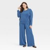 Women's Sandwash Pullover Sweatshirt - A New Day™ - 3 of 3