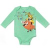 Disney Lion King Winnie the Pooh Mickey Mouse Baby 5 Pack Bodysuits Newborn to Infant - 3 of 4