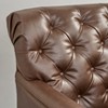 Martin Chair and Ottoman Set Brown - Buylateral - 3 of 4