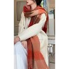 MSDC Winter Women Warm Scarf Long Shawl Large Scarves Cold Weather Thick Blanket Scarfs Colorful Plaid - 4 of 4