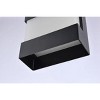 Elegant Lighting Raine Integrated LED wall sconce in black - 3 of 4