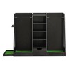 Wooden Golf Bag Organizer, Golf Bag Storage Rack with Wooden Shelf, Golf Club Storage Stand, Golf Equipment Organizer for Garage Home and Office - 2 of 4