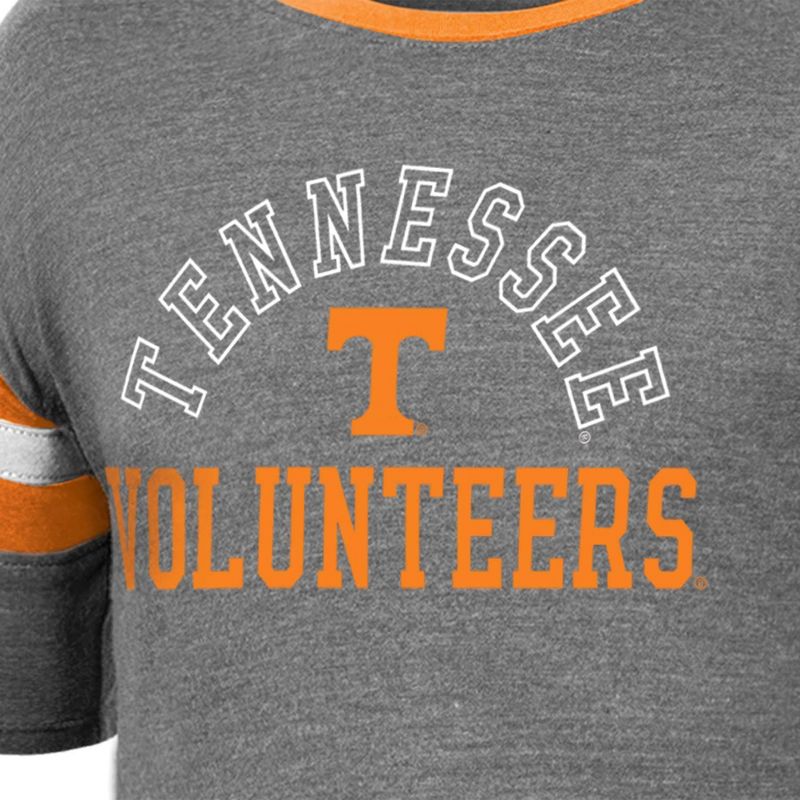 NCAA Tennessee Volunteers Girls&#39; Short Sleeve Striped Shirt, 3 of 4