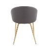 Claire Contemporary and Glam Dining Chair - LumiSource - 4 of 4