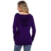 WhizMax Women's Fashion Hooded Zip-Up Sweatshirt - 4 of 4