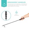 Best Choice Products 5-Piece Fireplace and Firepit Iron Tool Set w/ Tongs, Poker, Broom, Shovel, Stand - 4 of 4