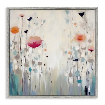 Stupell Industries Pastel Poppies Painting, 24" x 24"