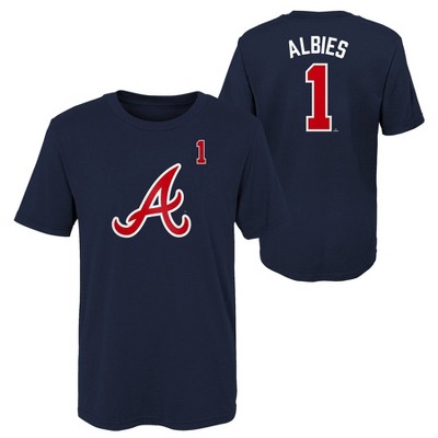 MLB Atlanta Braves Women's Bi-Blend Heather T-Shirt - XS