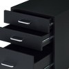 NicBex 3 Drawer Mobile File Cabinet with Casters and Lock,Office Cabinet with Metal Handle,Modern Storage Cabinet,Filing Cabinet for Home Office - 4 of 4