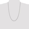 Black Bow Jewelry 2.8mm Sterling Silver, Solid Figaro Chain Necklace - 2 of 4