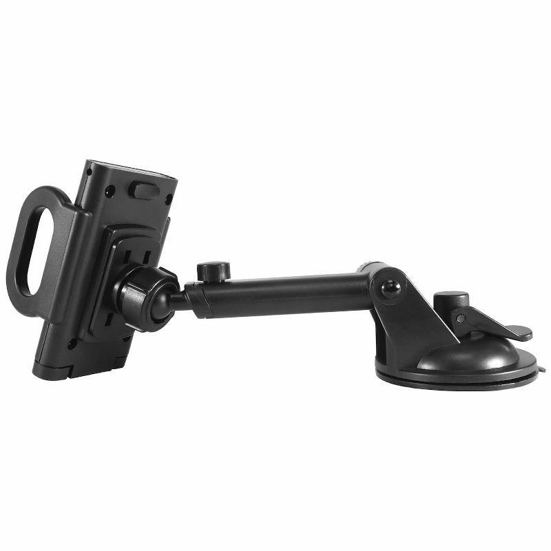 Macally Dashboard and Windshield Suction Cup Phone Mount Holder With Telescopic Arm, 4 of 8